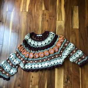 Zara Crochet Sweater